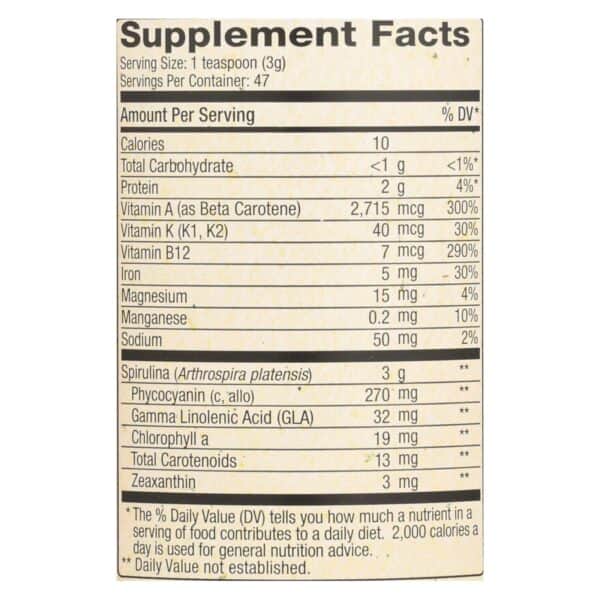 Nutrex Hawaii Pure Hawaiian Spirulina Pacifica Powder - 5 oz - Image 3