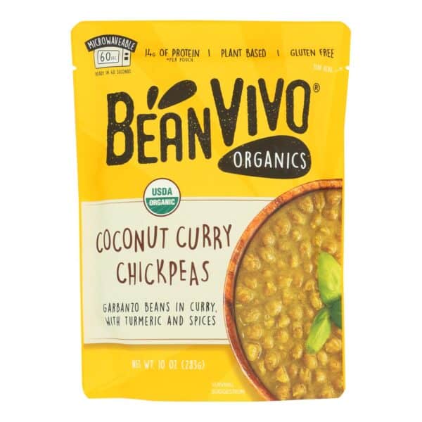 Bean Vivo - Chickpeas Coconut Curry - Case of 6-10 OZ - Image 3
