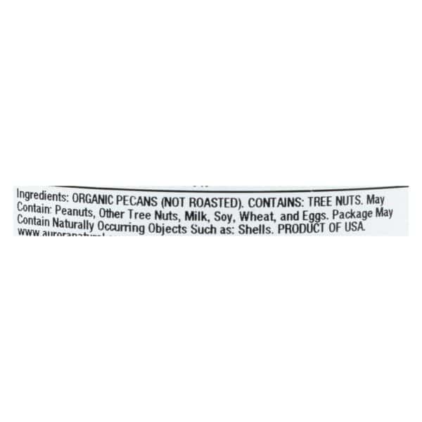 Aurora Natural Products - Organic Raw Pecans - Case of 12 - 7 oz. - Image 2