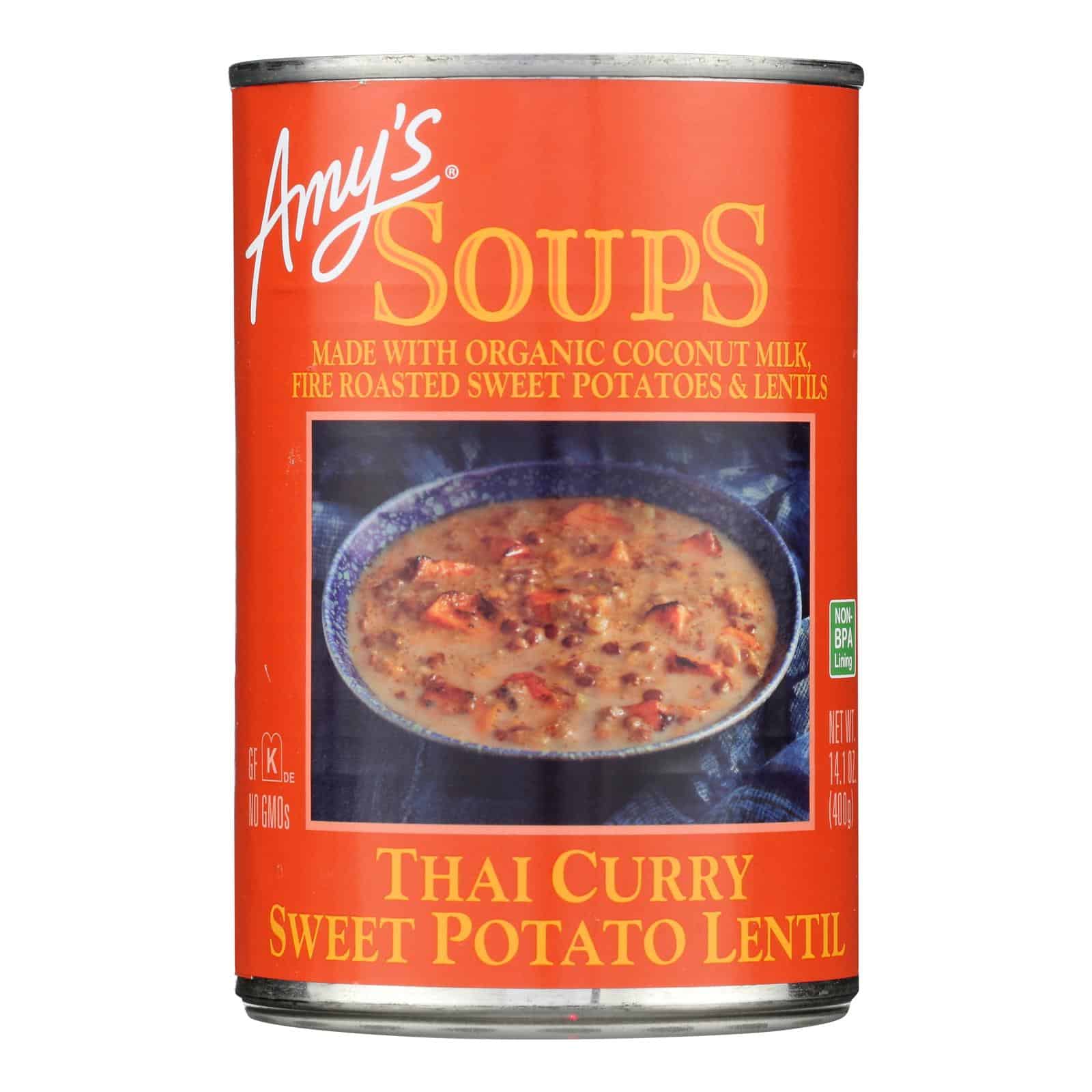 Amy's - Soup Thai Crry Swtpot - Case of 12-14.1 OZ - Image 2