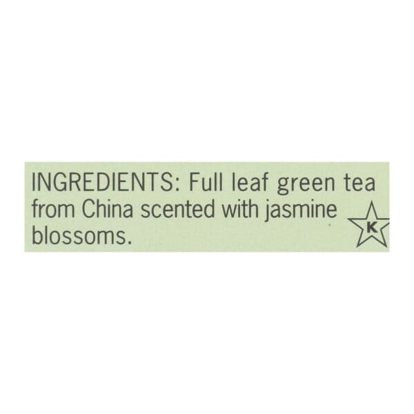 Smith Teamaker Green Tea - Jasmine Slvr Tp - Case of 6 - 15 Bags - Image 2