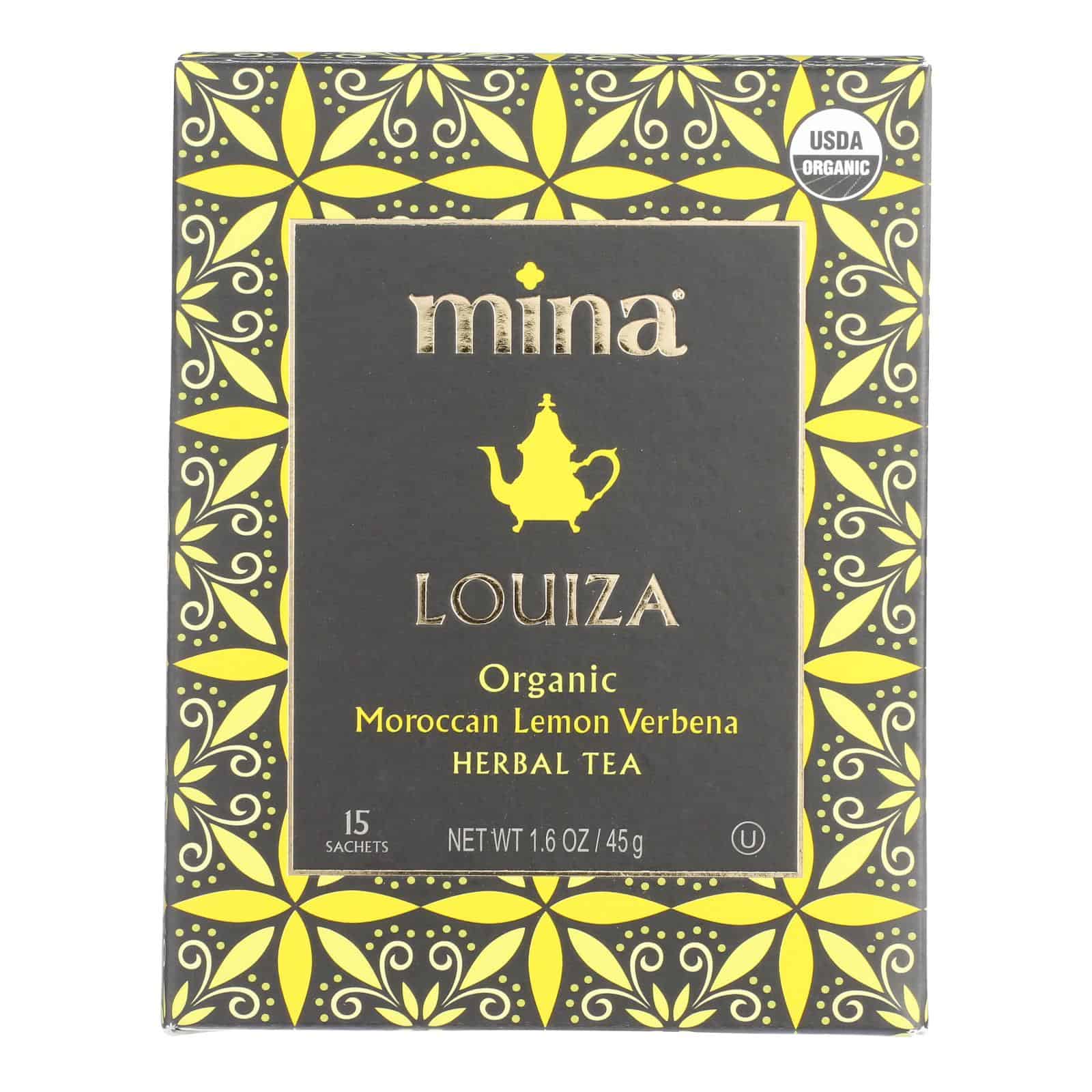 Mina - Verbena Tea Lemon Moroc - Case of 6 - 15 CT
