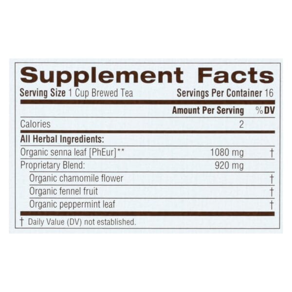 Traditional Medicinals Organic Smooth Move Chamomile Herbal Tea - 16 Tea Bags - Case of 6 - Image 3