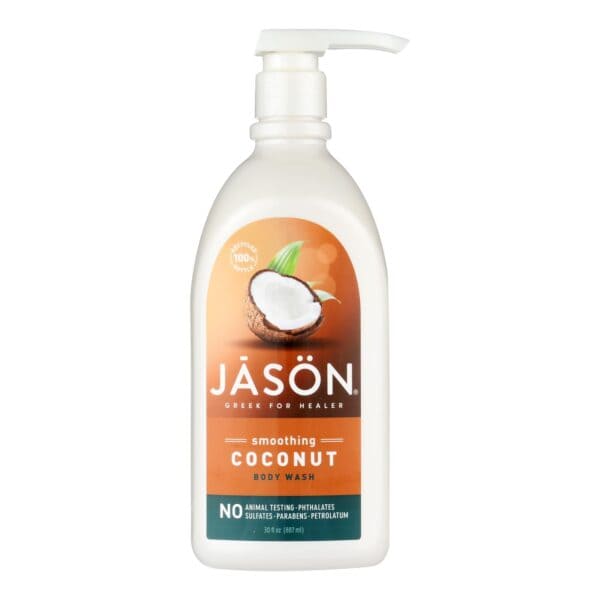 Jason Natural Products Body Wash - Smoothing Coconut - 30 oz - Image 2