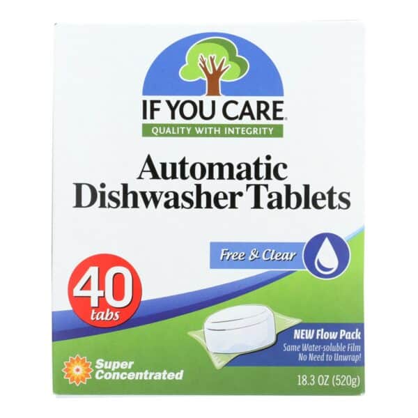 If You Care Automatic Dishwasher Tabs - 40 Count - Case of 8 - Image 2