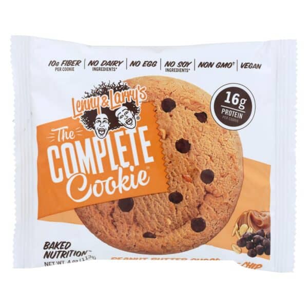 Lenny & Larry's - Complete Cookie Peanut Butter Chocolate Chip - Case of 12-4 OZ - Image 2