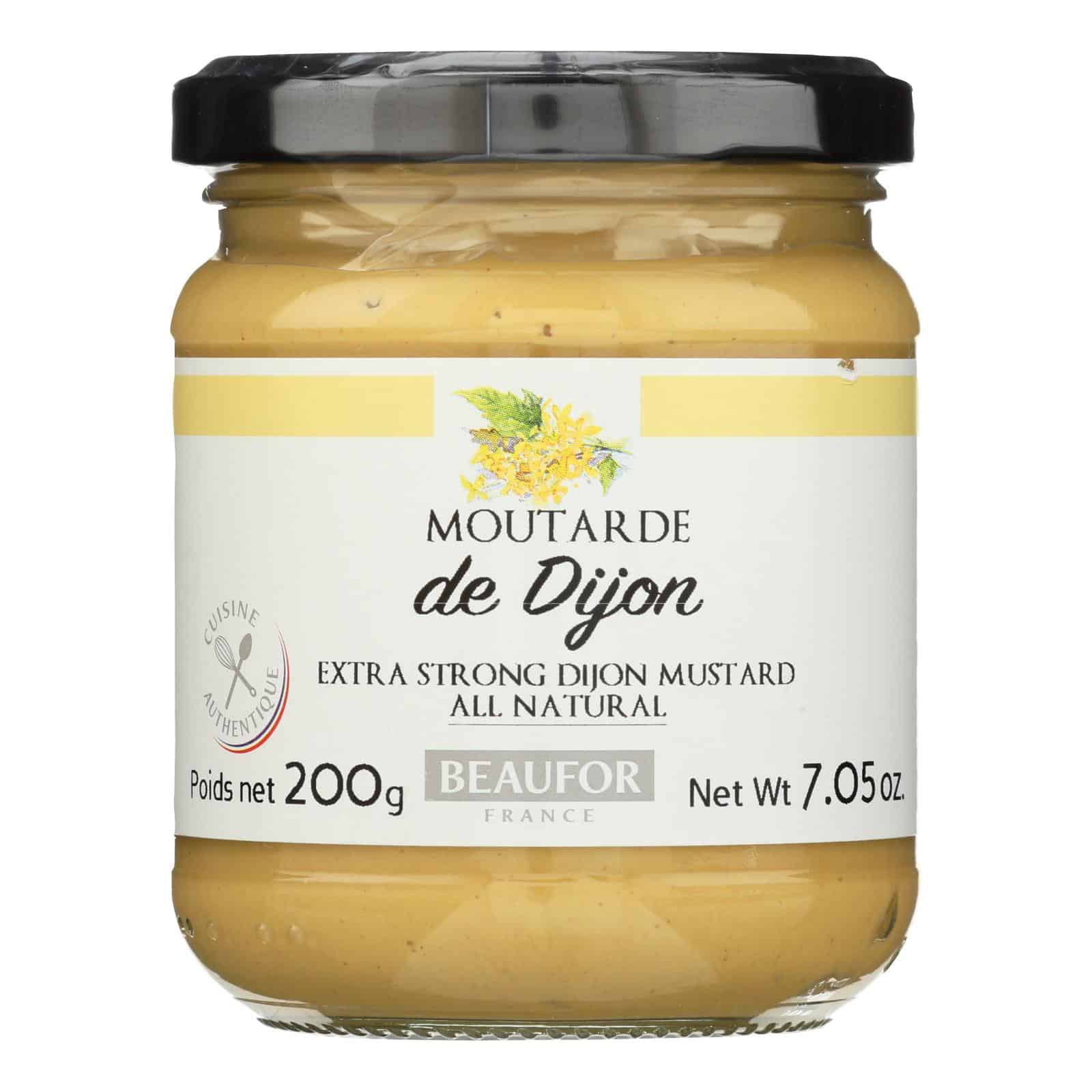 Beaufor Extra Strong Dijon Mustard - Case of 12 - 7.05 OZ - Image 3