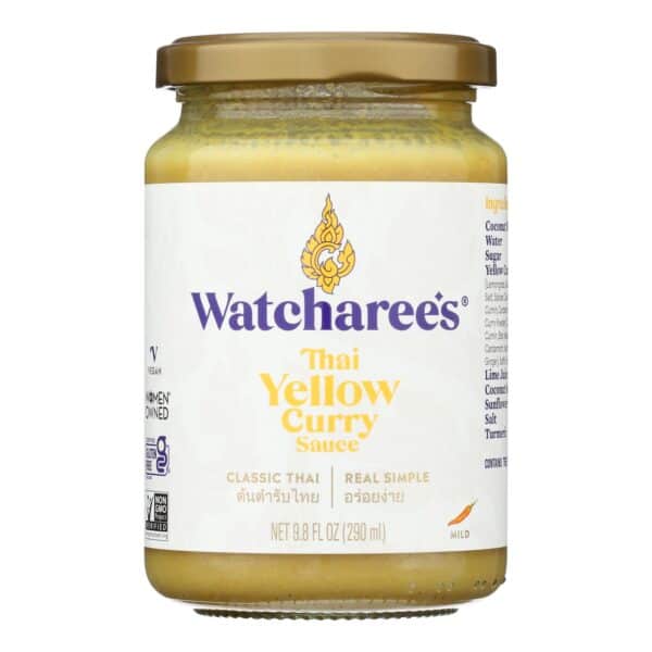 Watcharee's - Sauce Thai Yellow Curry - Case of 6-9.8 FZ