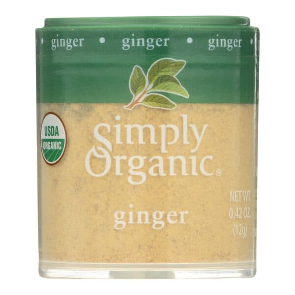 Simply Organic Ginger Root - Organic - Ground - .42 oz - Case of 6 - Image 2
