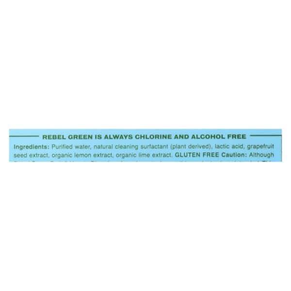 Rebel Green Cleaning Spray - Fruit and Veggie - Case of 12 - 17 fl oz - Image 2