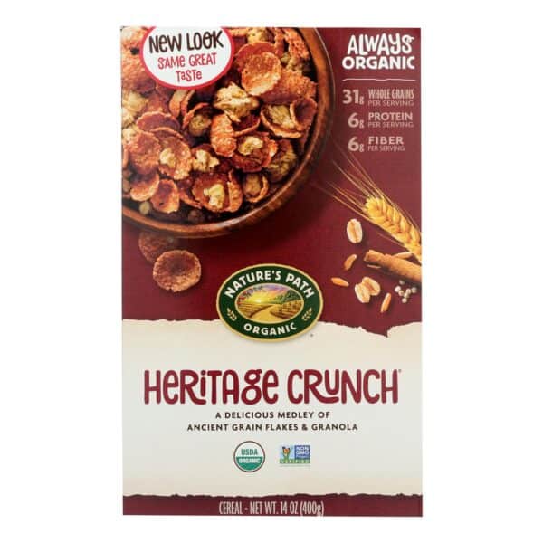Nature's Path Organic Heritage Crunch Cereal - Case of 12 - 14 oz. - Image 3