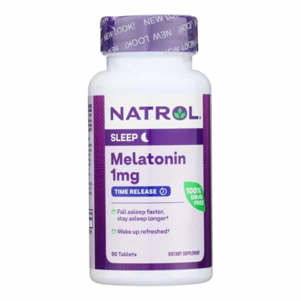 Natrol Melatonin Time Release - 1 mg - 90 Tablets