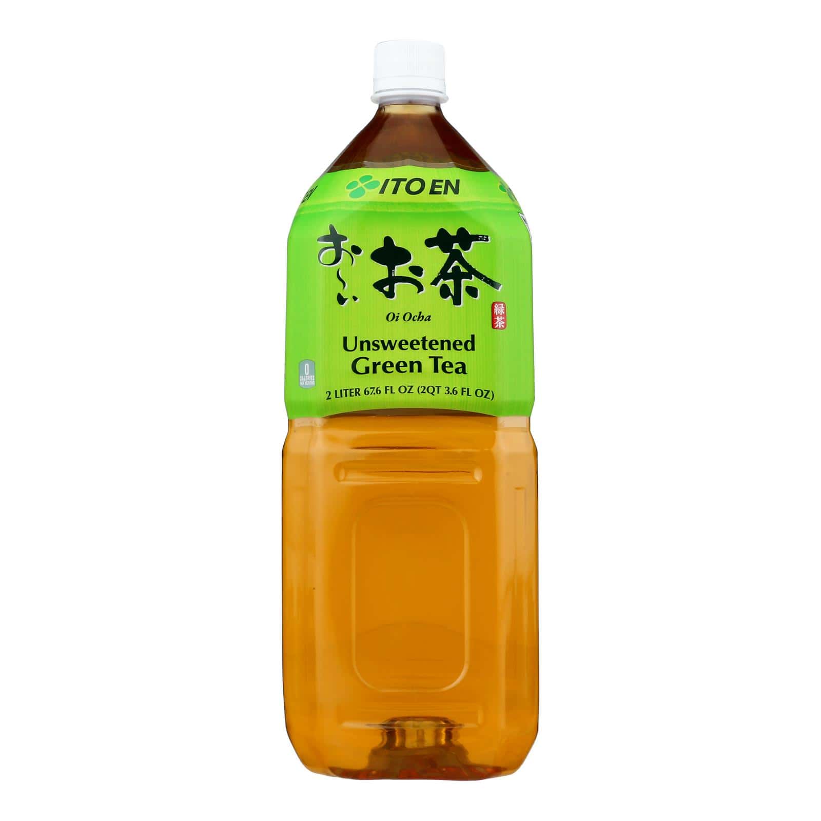 Ito En Oi Ocha Unsweetened Green Tea - Case of 6 - 2 LTR - Image 2