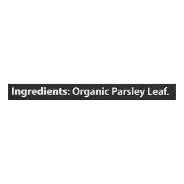 Buddha Teas - Organic Tea - Parsley Leaf - Case of 6 - 18 Count