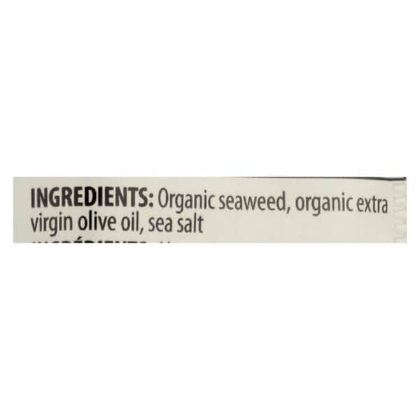 Seasnax Organic Seasnax Original Roasted Seaweed Snack - Case of 24 - 0.18 oz. - Image 3