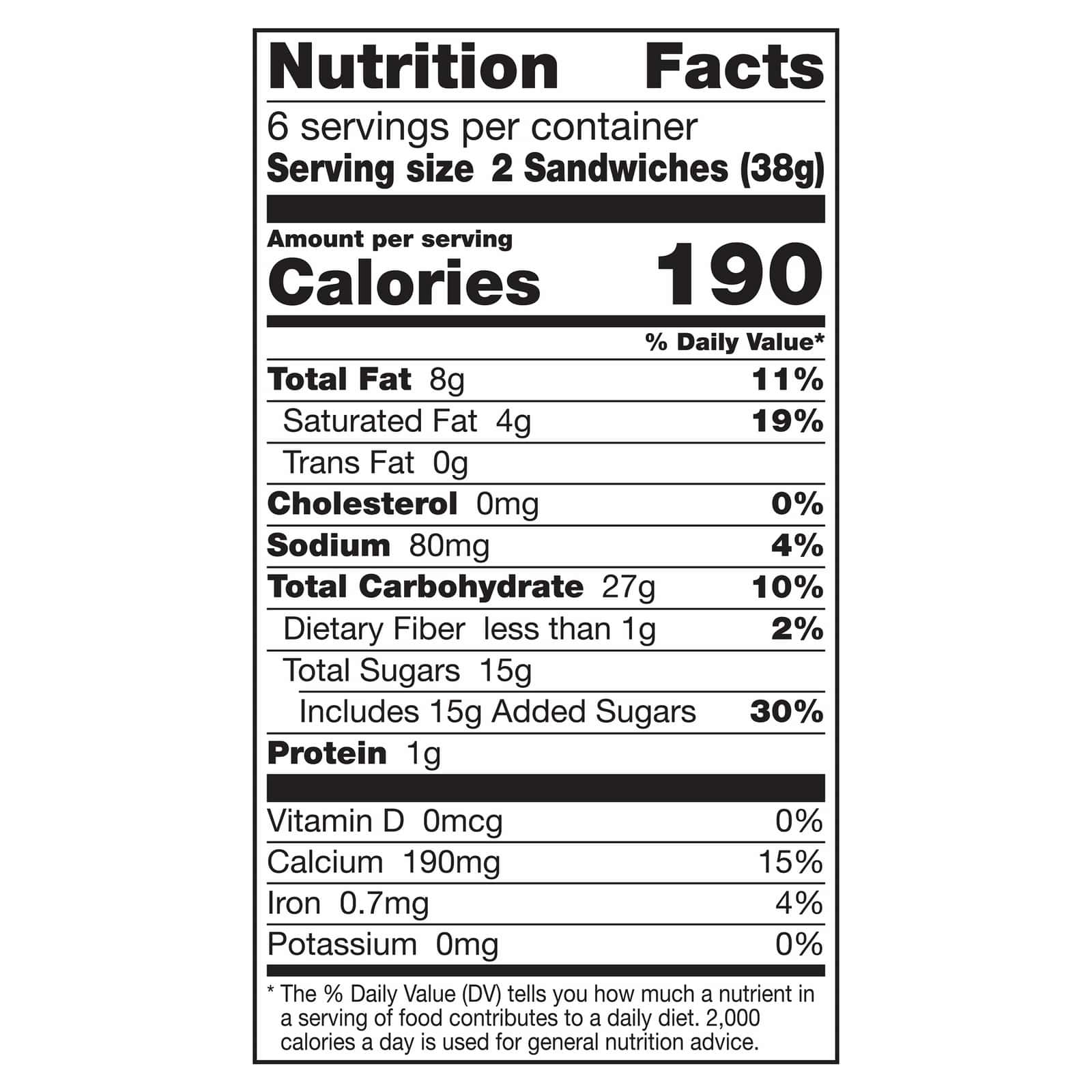 Annie's Homegrown - Grm Sandwich Bday Cake - Case of 6-8 OZ - Image 3