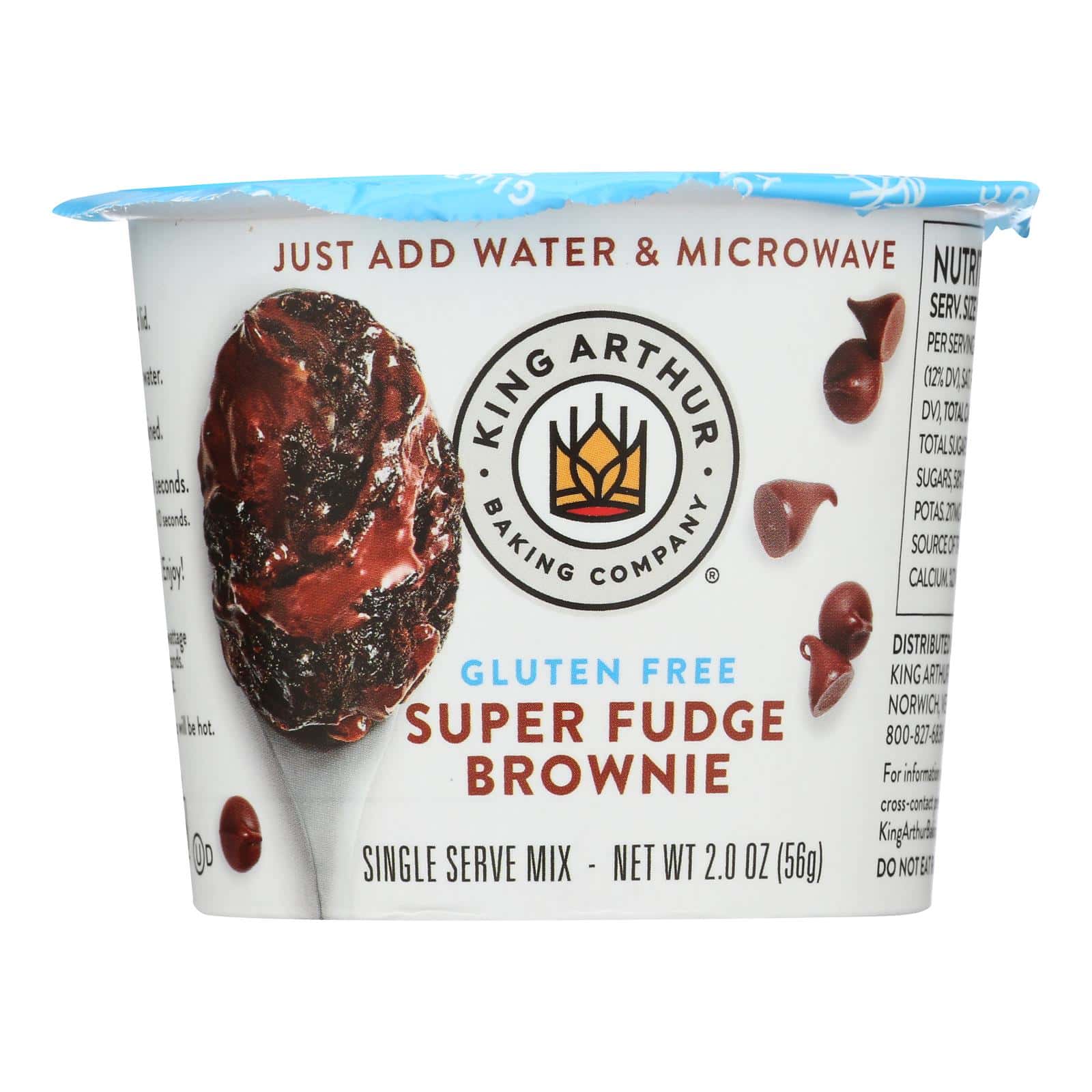 King Arthur - Mix Fudge Brownie Gluten Free - Case of 12 - 2 OZ - Image 3