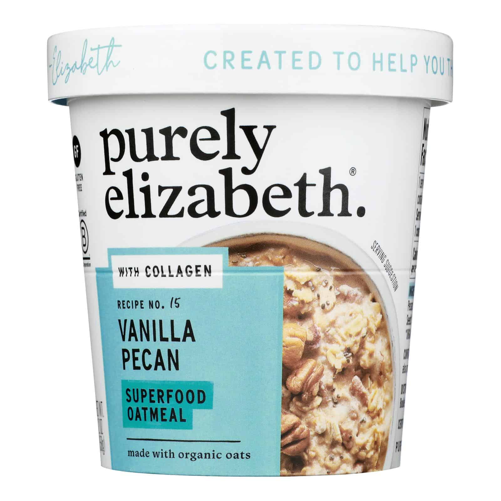 Purely Elizabeth - Oat Cup Protn Vanilla Pecan - Case of 12 - 2 OZ - Image 2