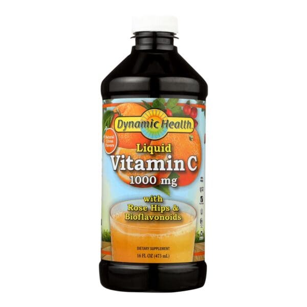 Dynamic Health Liquid Vitamin C Natural Citrus - 1000 mg - 16 fl oz - Image 2