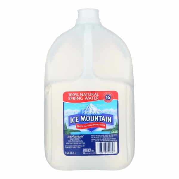 Ice Mountain 100% Natural Spring Water  - Case of 6 - 1 GAL - Image 3