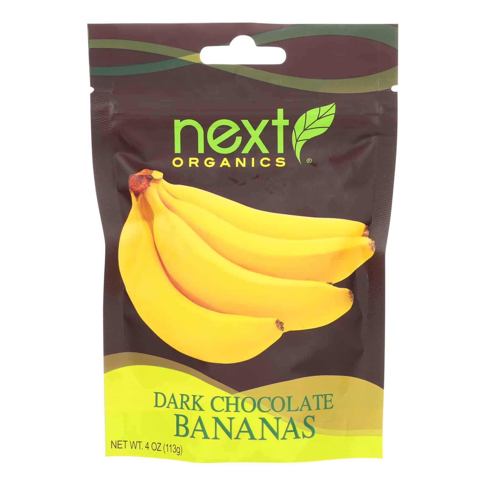 Next Organics Dark Chocolate - Bananas - Case of 6 - 4 oz. - Image 3