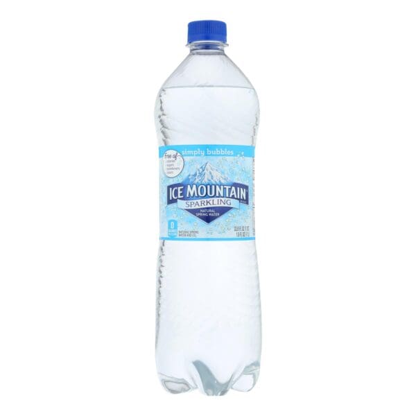 Ice Mountain - Sparkling Water - Simply Bubbles - Case of 12 - 33.8 fl oz. - Image 3