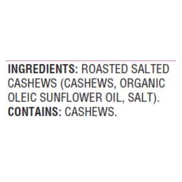 Woodstock Non-GMO Whole Cashews, Roasted and Salted - Case of 8 - 6 OZ - Image 2
