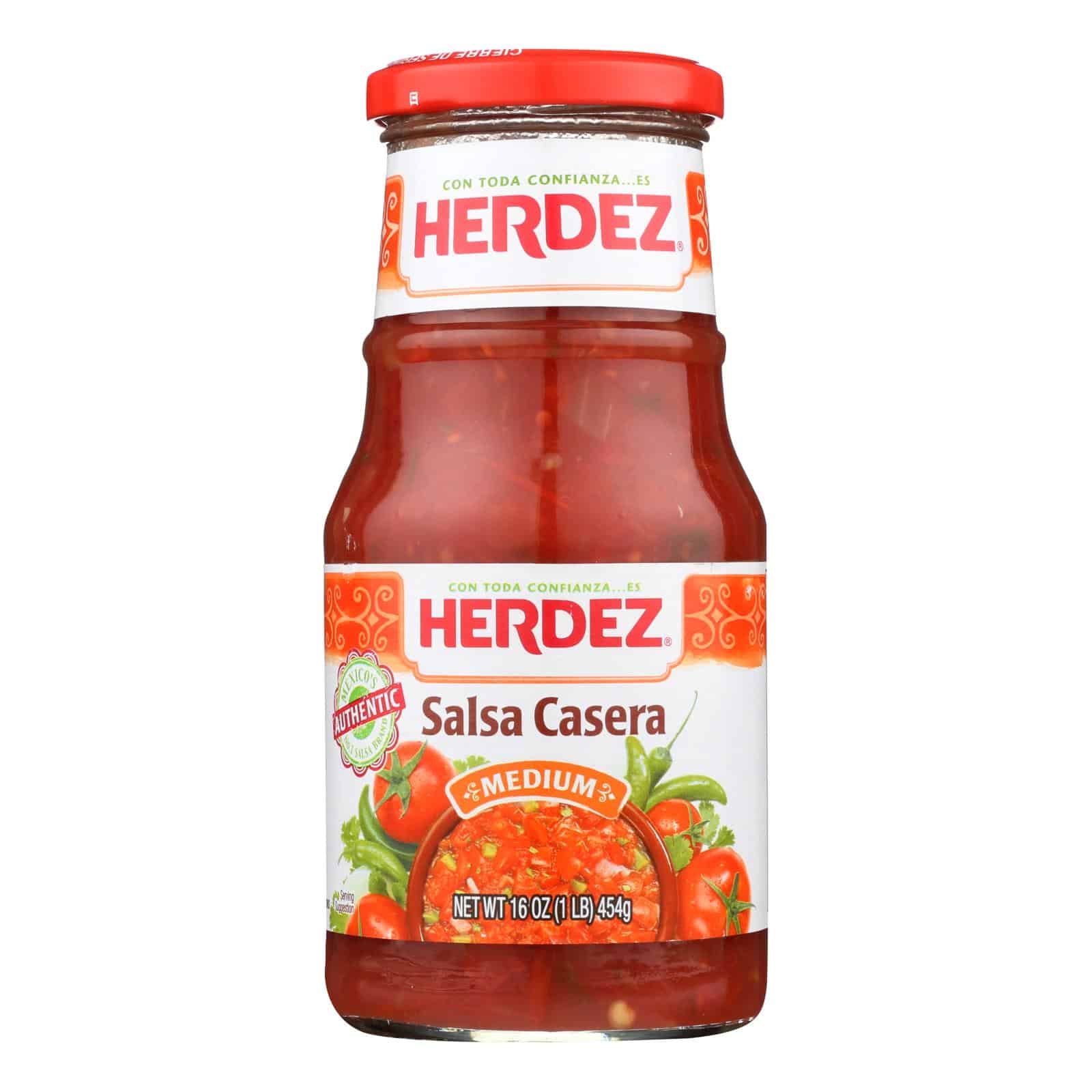 Herdez Salsa - Casera Medium - Case of 12 - 16 oz. - Image 3