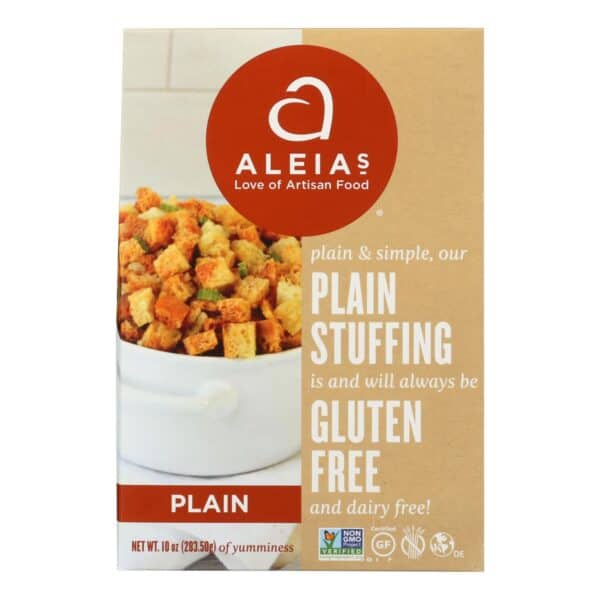 Aleia's - Gluten Free Stuffing Mix - Plain - Case of 6 - 10 Oz - Image 2