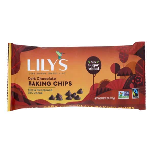Lily's Sweets Dark Chocolate - Case of 12 - 9 oz. - Image 2