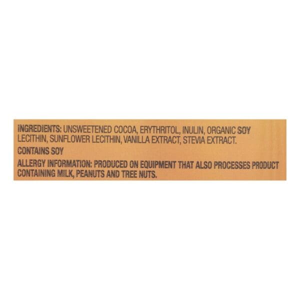 Lily's Sweets Dark Chocolate - Case of 12 - 9 oz.
