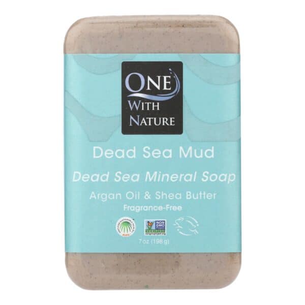 One With Nature Dead Sea Mineral Dead Sea Mud Soap - 7 oz