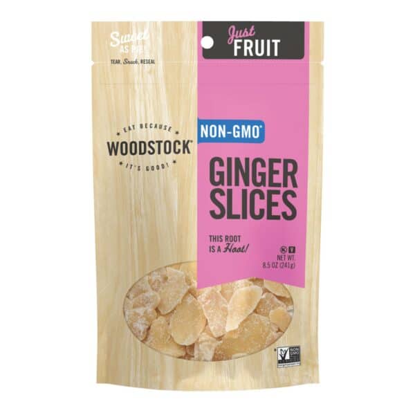 Woodstock Ginger Slices - Case of 8 - 8.5 OZ - Image 2