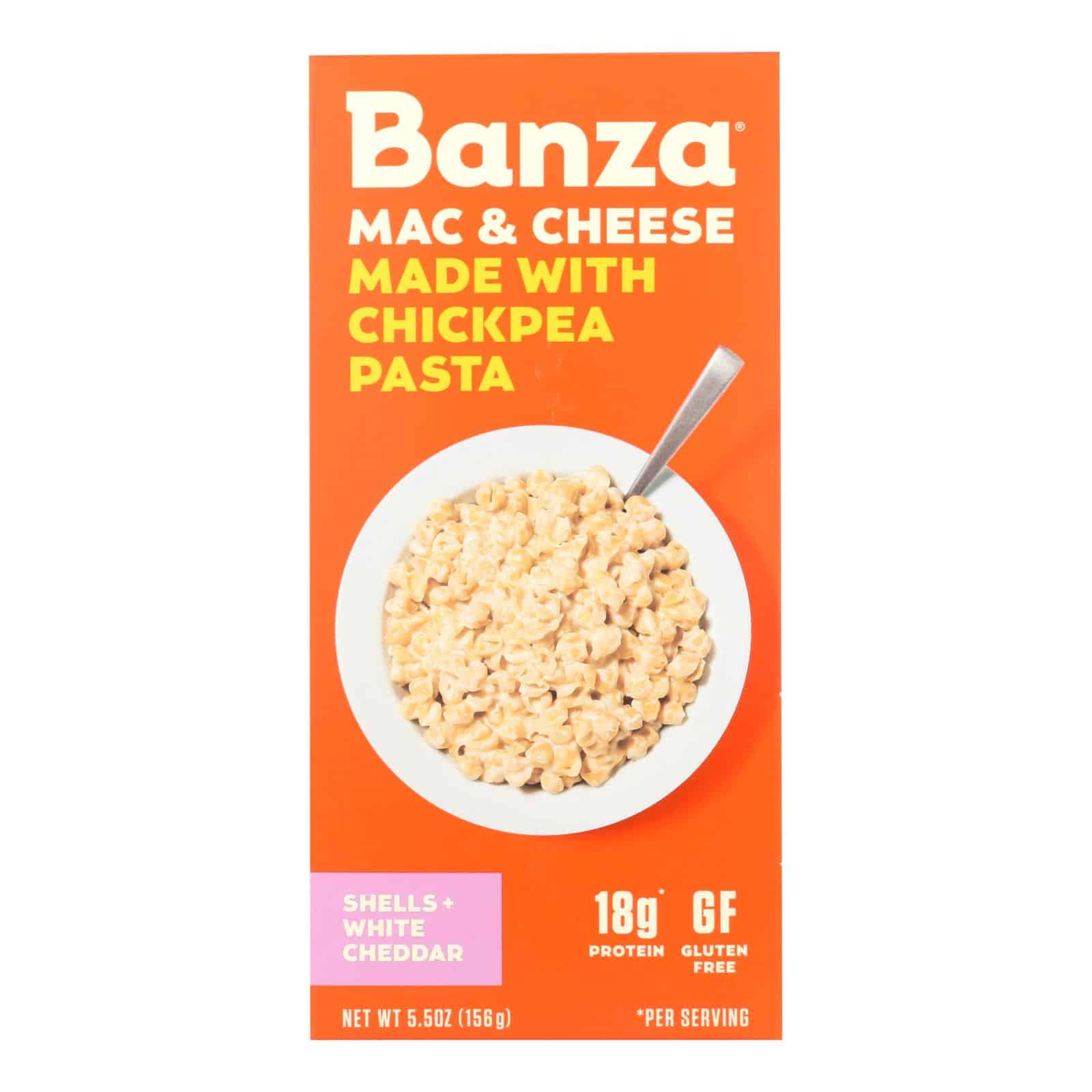 Banza - Chckpea Psta Wht Ched Shl - Case of 6-5.5 OZ - Image 2