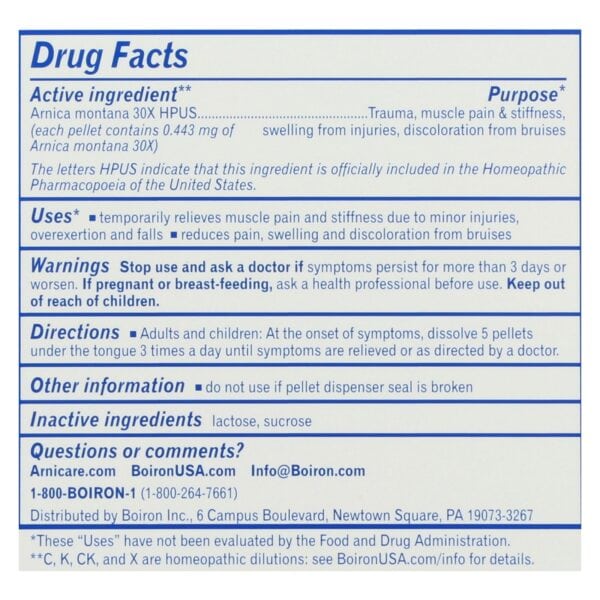 Boiron - Arnicare 30x Pain Relief Tube - 3 Count - Image 3