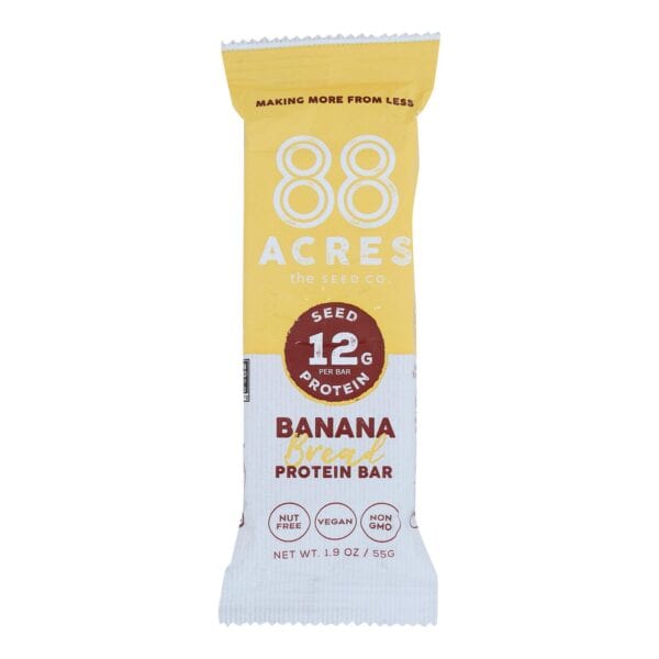 88 Acres - Protein Bar Banana Bread - Case of 9-1.9 OZ - Image 2