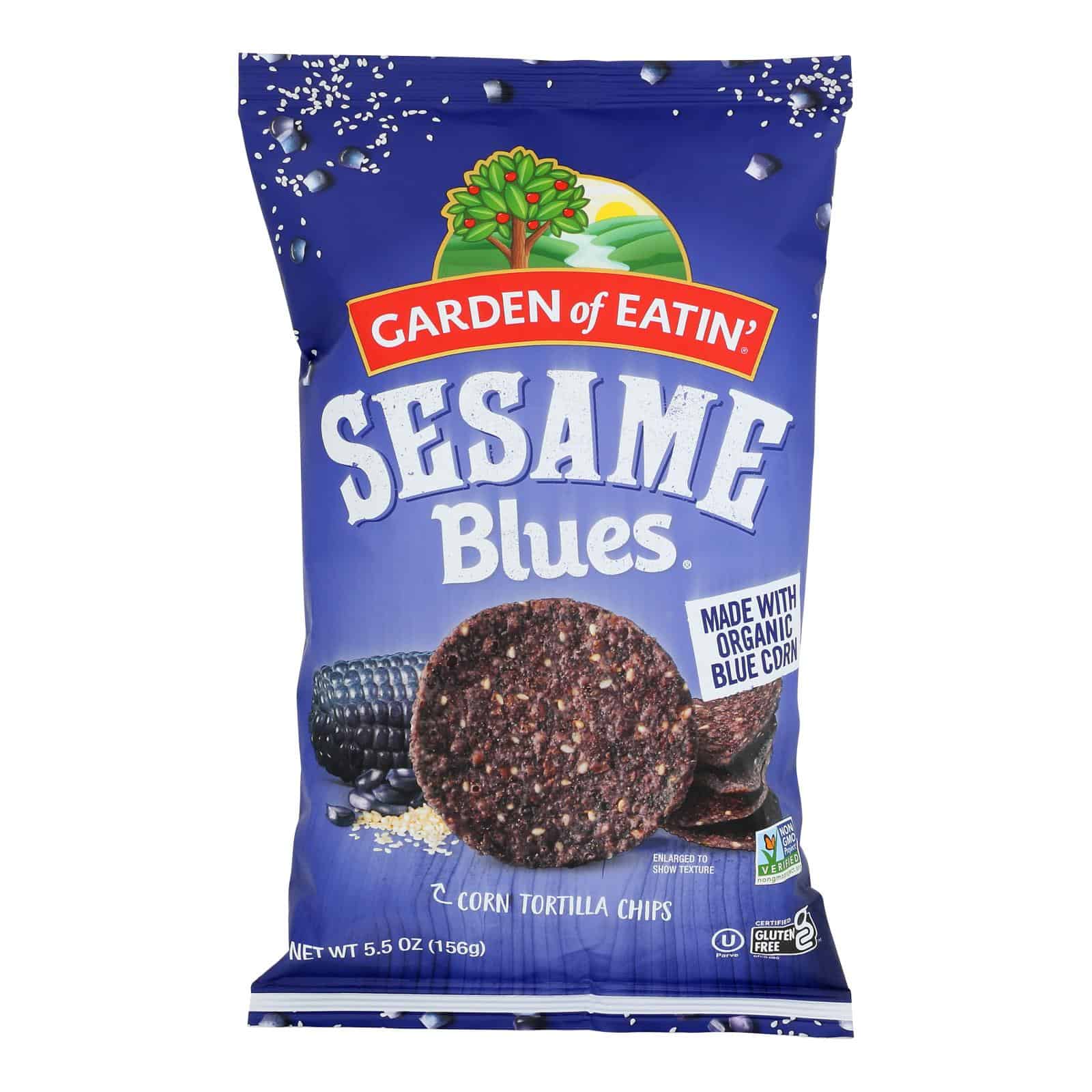 Garden Of Eatin' - Chip Blue Corn Sesame - Case of 12-5.5 OZ - Image 2