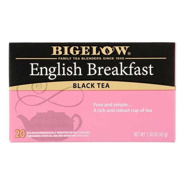Bigelow Tea English Breakfast Black Tea - Case of 6 - 20 Bags - Image 2