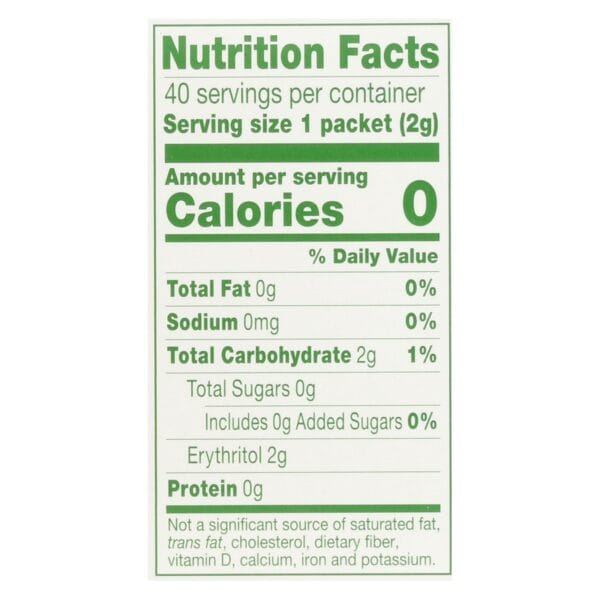 Truvia - Sweetener Natural - Case of 12 - 40 CT - Image 3