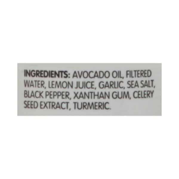 Chosen Foods - Drsng/mrnd Lemon Garlic - Case of 6-8 FZ