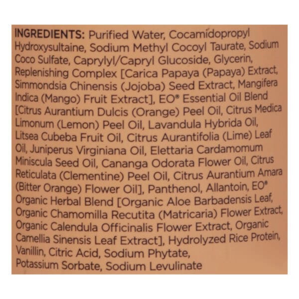 Eo Products - Gel/shwr Orng/bloss/van - 1 Each-16 FZ - Image 2