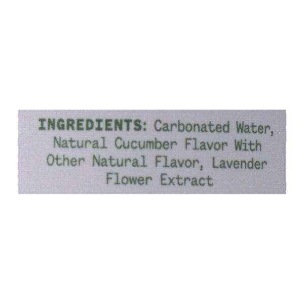 Aura Bora - Spklng Water Lavender Cucumber - Case of 12-12 FZ
