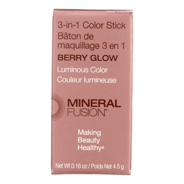 Mineral Fusion - Color Stk 3-in-1 Berry Glow - 1 Each-.16 OZ - Image 2