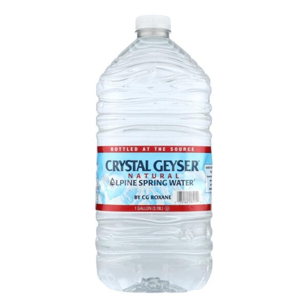 Crystal Geyser Alpine Spring Water - Case of 6 - 1 Gal - Image 2