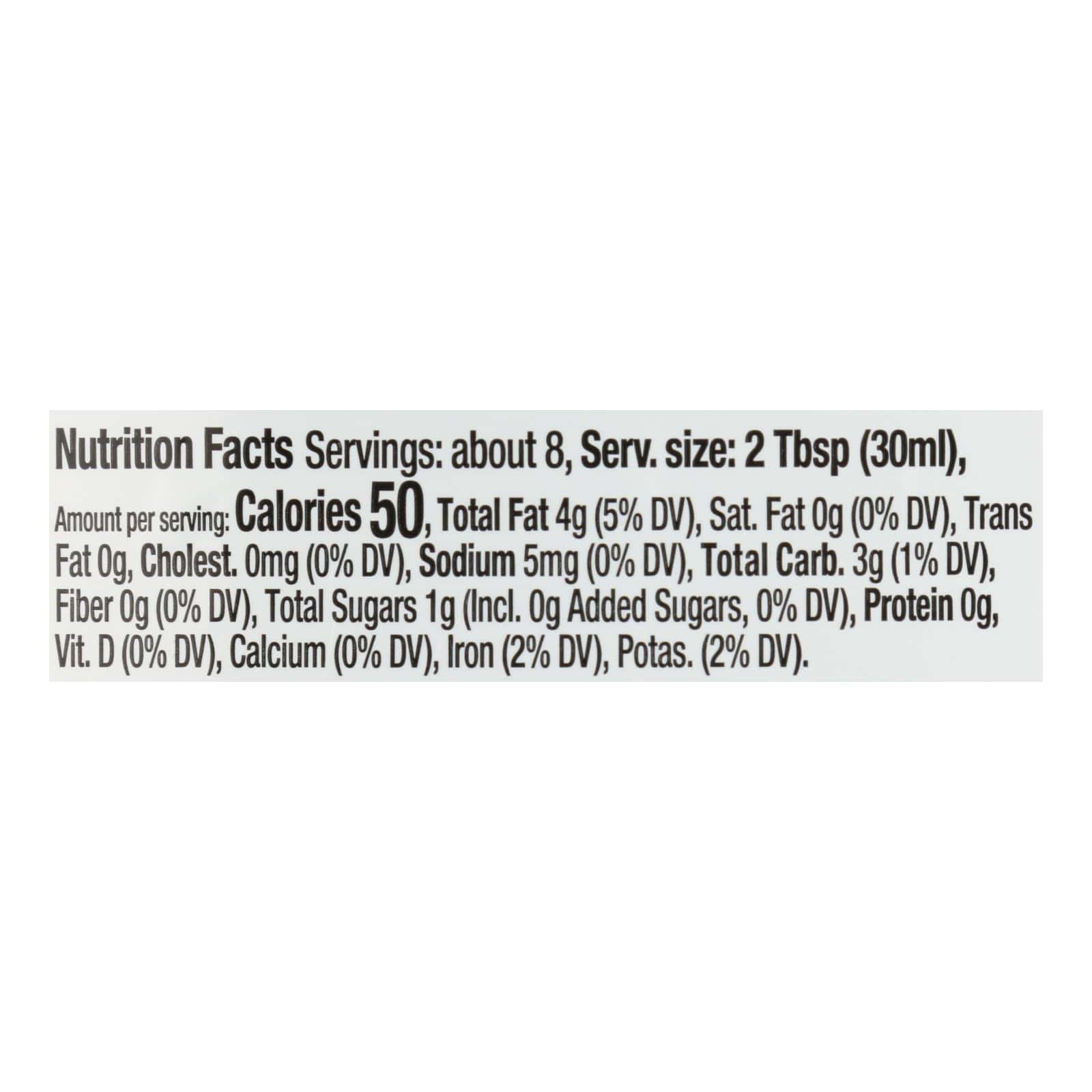 Organicville - Drsng Italian No Salt - Case of 6-8 FZ - Image 3