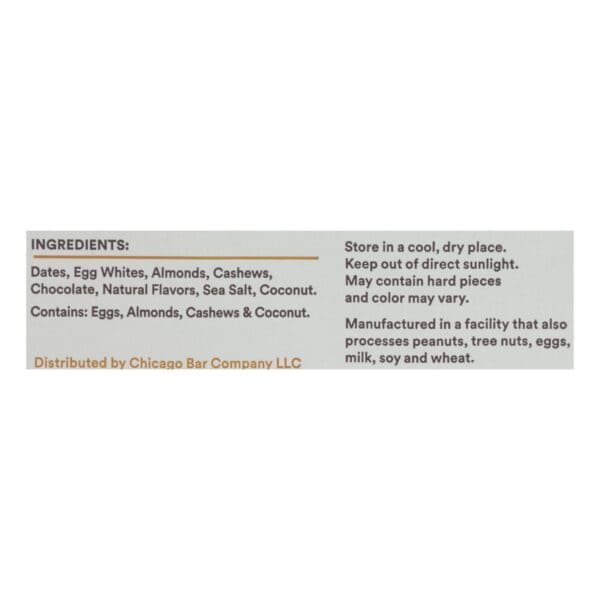 RxBar - Protein Bar - Coconut Chocolate - Case of 12 - 1.83 oz. - Image 3