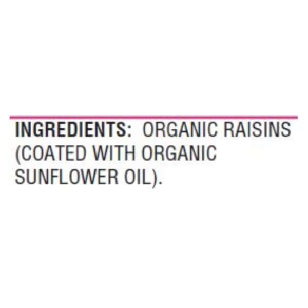 Woodstock Organic Unsweetened Raisins - Case of 8 - 13 OZ
