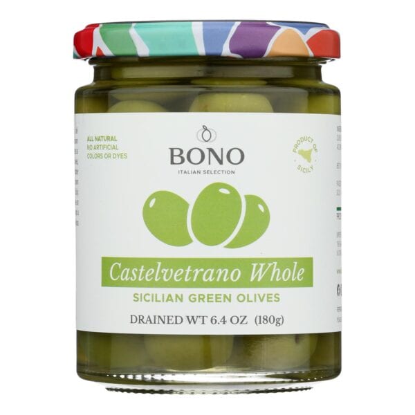 Bono - Olives Whole Green - Case of 6-6.4 OZ