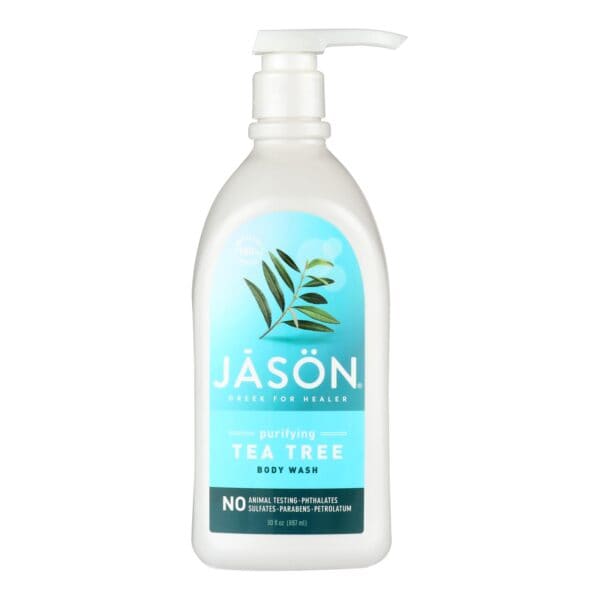 Jason Body Wash Pure Natural Purifying Tea Tree - 30 fl oz - Image 2