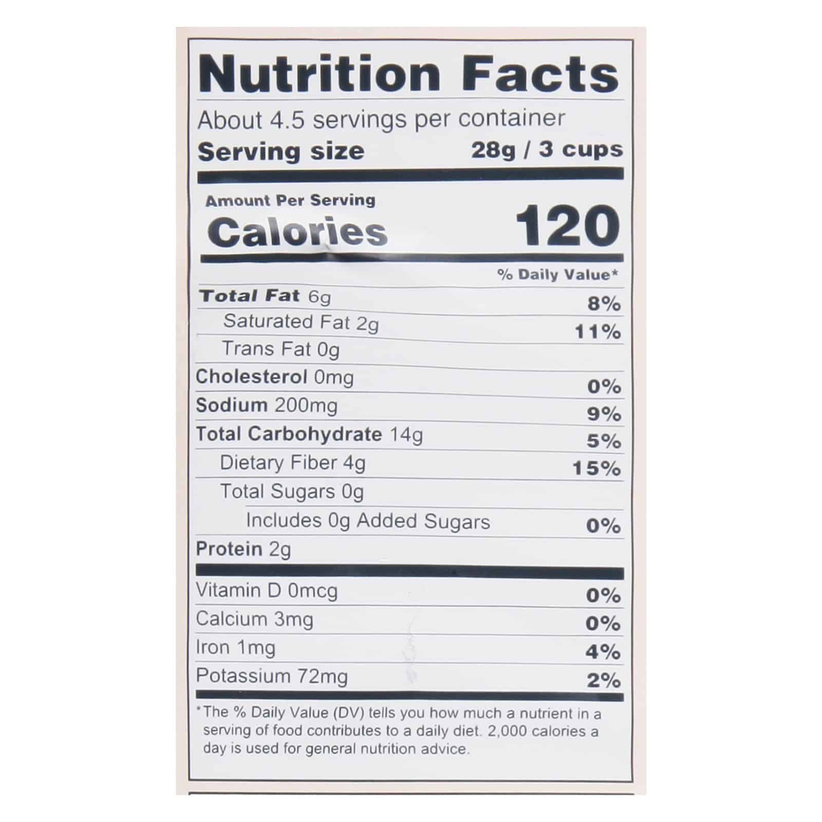 Lesser Evil - Popcorn Avocado-licious - Case of 12-4.6 OZ